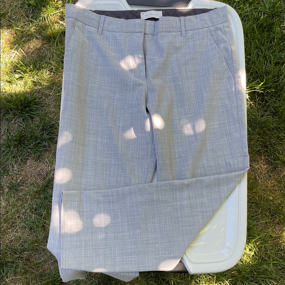 GAP True Straight Light Gray Pants